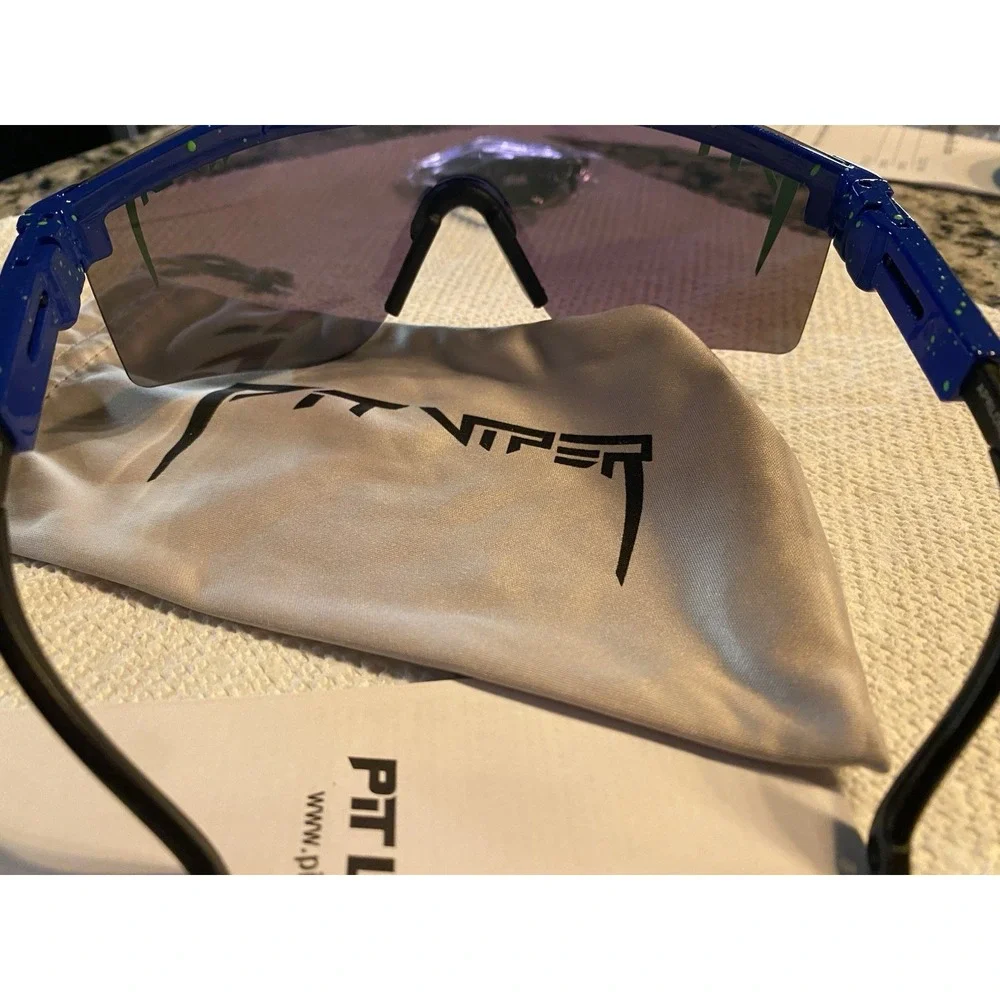 Authentic Pit Viper The Leonardo Polarized Sunglasses, New With Case
